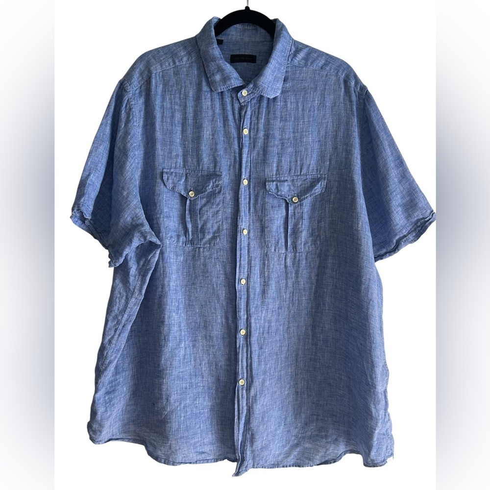 Saks Fifth Avenue Men’s Linen Short Sleeve Shirt